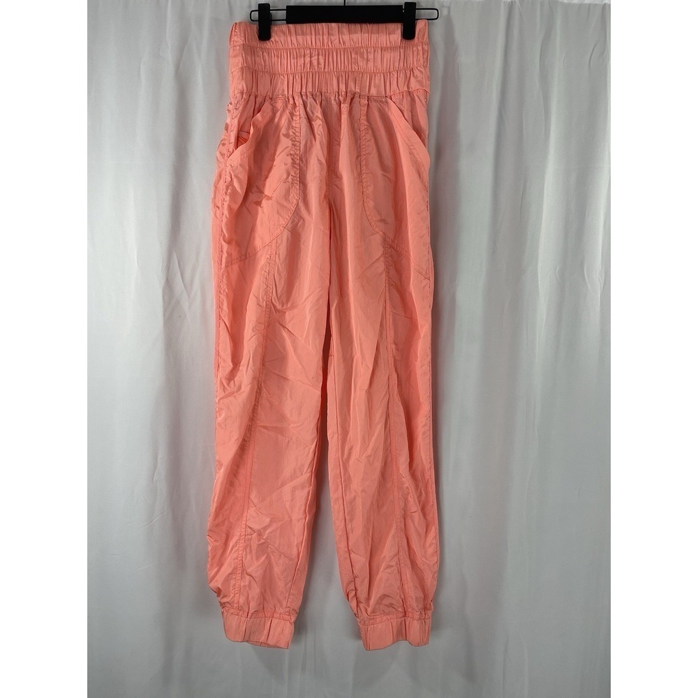 Free People Movement Papaya Punch The Way Home Nylon Joggers Size XS